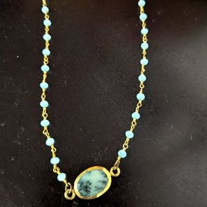 Stone beaded necklace
